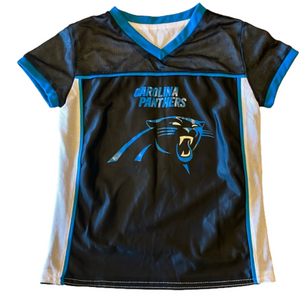 NFL Kids Small Carolina Panthers Reversible Flag Football Jersey